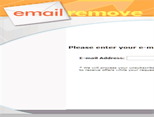 Tablet Screenshot of emailremove.org